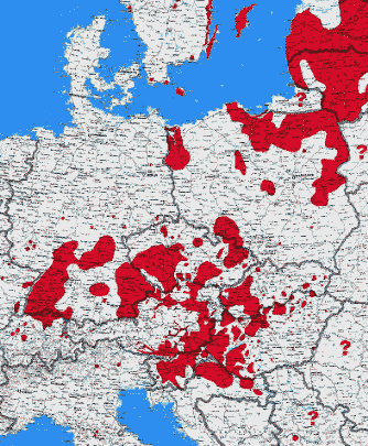 Bild-FSME in Europa