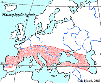 Bild-Verbreitung von H. inermis in Europa