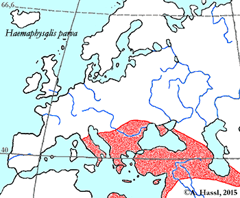 Bild-Verbreitung von H. parva in Europa