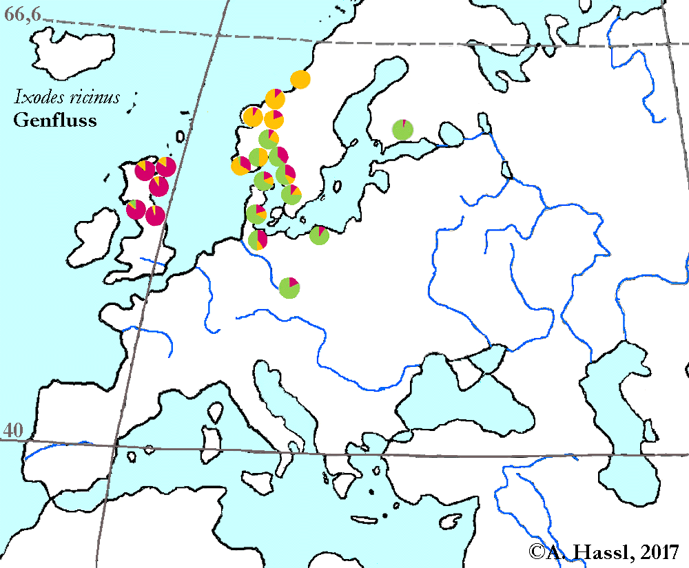  Bild-Ausbreitung von I. ricinus in Nordeuropa 