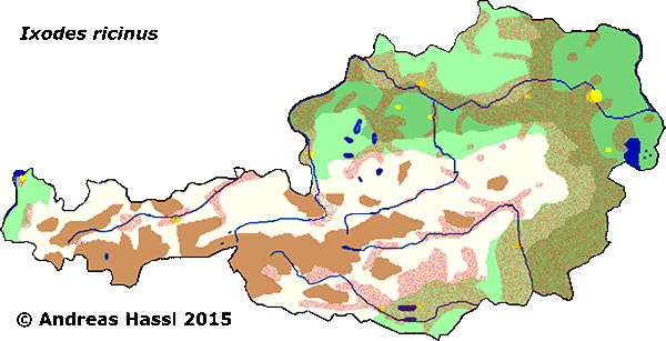 Bild-Verbreitung von I. ricinus